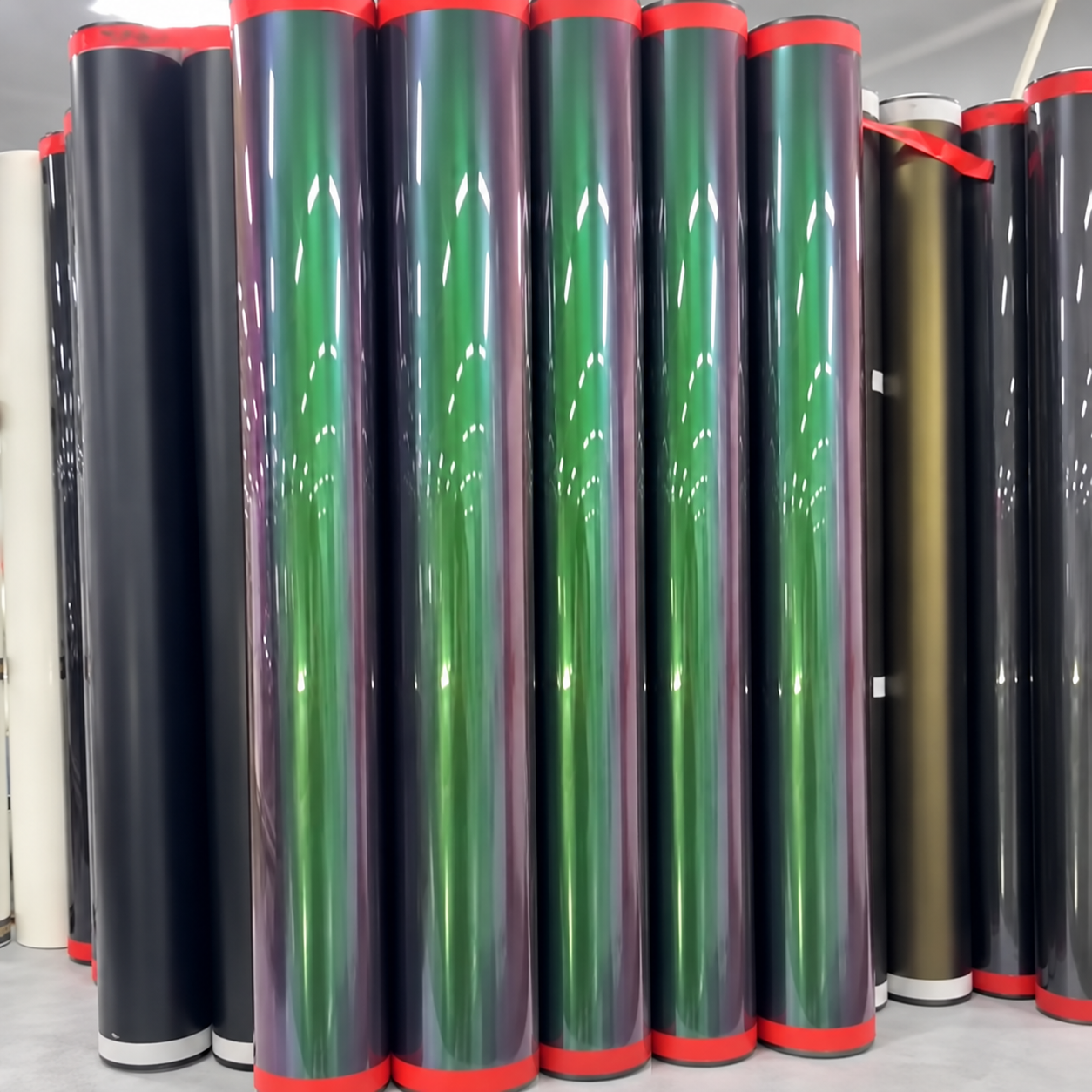 Green iridescent TPU color PPF rolls