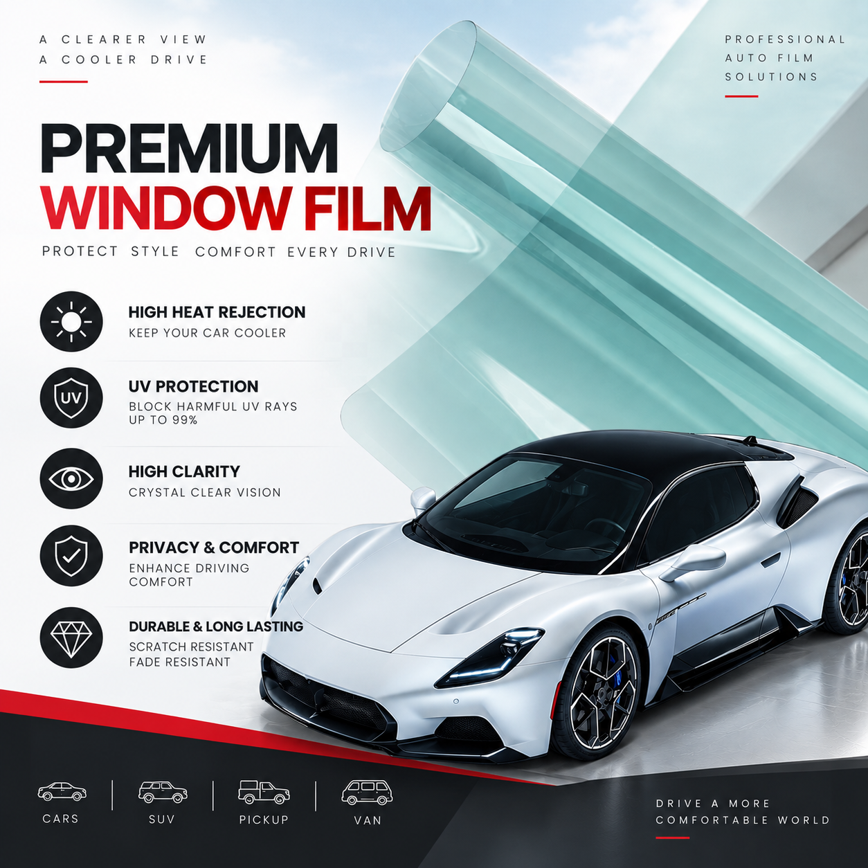 Automotive window film